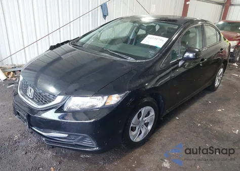 2013 Honda Civic Lx z USA, uszkodzony, nr VIN 19XFB2F57DE283951